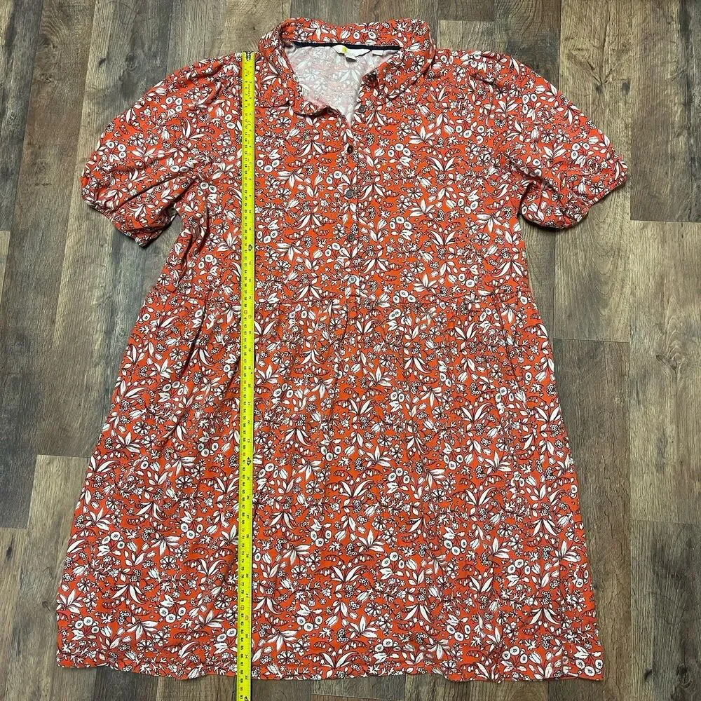 Boden Red Floral Mini Dress